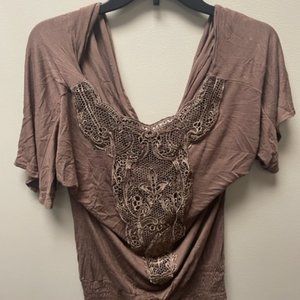 Brown cover-up for layering